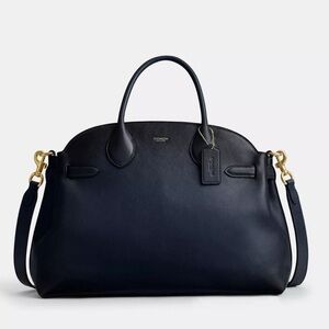 NWT! Coach Soft Empire Carryall Bag 40 Dark Blue